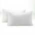 Funda almohada doble pespunte color blanco pack de dos fundas