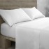 Funda almohada vainica color blanco escena de cama